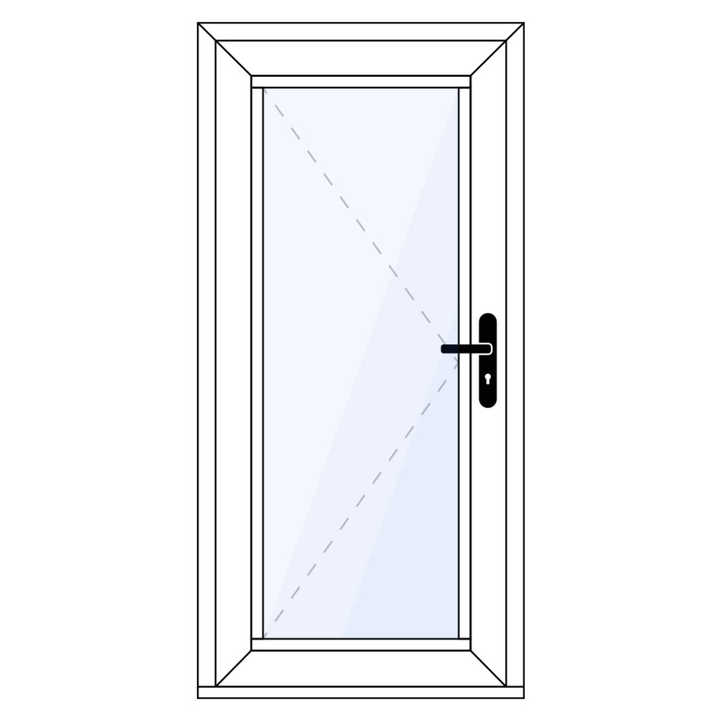 Aluminium Achterdeur