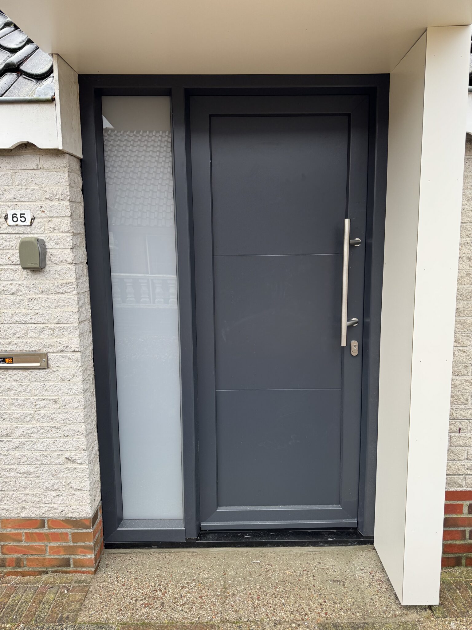 Kunststof voordeur op maat geleverd in Amsterdam